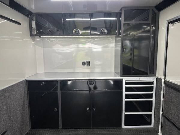 ATC 8.5 x 28 Aluminum Enclosed Car Trailer – Awning & AC - Image 11