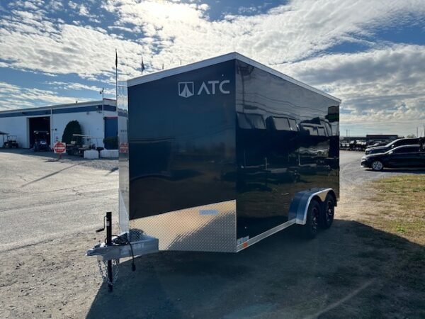 ATC 7.5 x 14 Aluminum Enclosed Cargo Trailer – Spoiler - Image 5