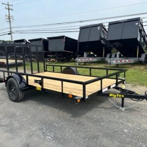 Big Tex 7 x 12 Landscape Utility Trailer – Rear Ramp Gate