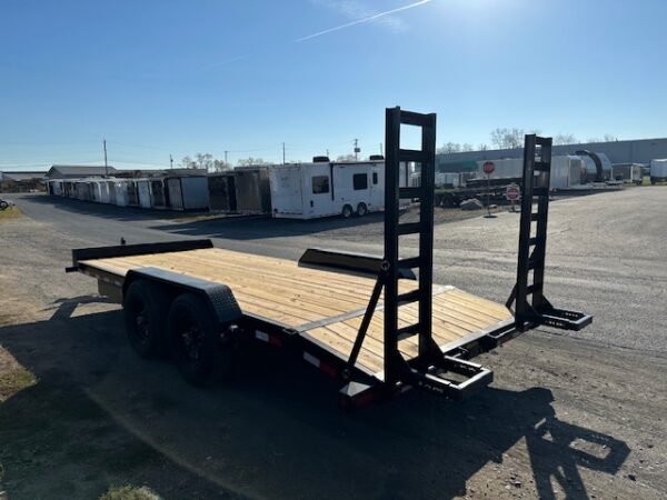 Big Tex 7 x 18 14EB Equipment Trailer – 14K Ladder Ramps - Image 7