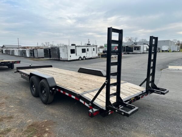 Big Tex 7 x 22 14EB Equipment Trailer – 14K Ladder Ramps - Image 6