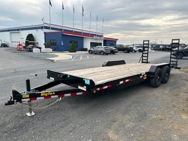 Big Tex 7 x 22 14EB Equipment Trailer – 14K Ladder Ramps - Image 5