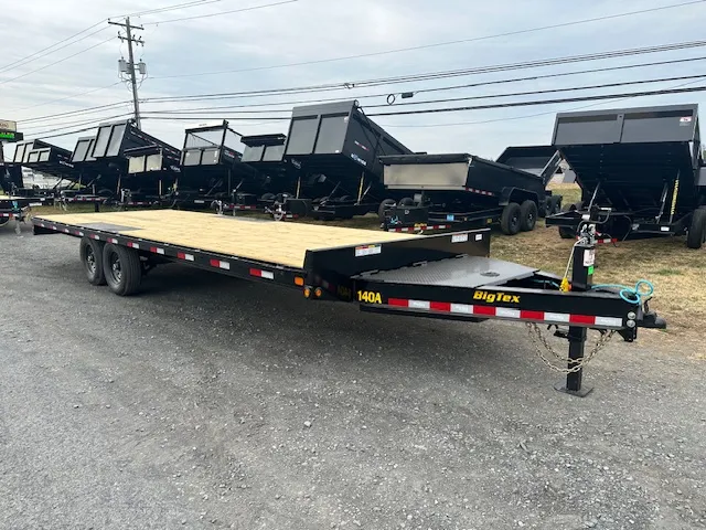 Big Tex 8.5 x 24 Deckover Equipment Trailer – Slide Out Ramps