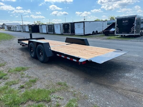BWise 7 x 22 Low Profile Full Tilt Equipment Trailer - Image 7
