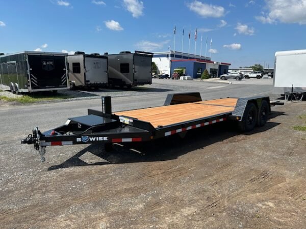 BWise 7 x 22 Low Profile Full Tilt Equipment Trailer - Image 5