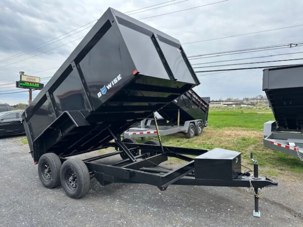 BWise 7 x 12 High Side Dump Trailer – High Sides