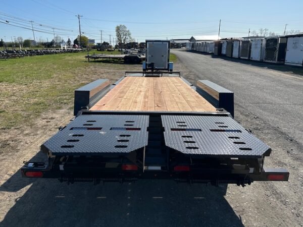 BWise 7 x 20 Heavy Duty Equipment Trailer – Full Width Ramps - Image 3