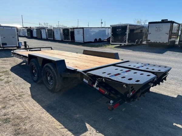BWise 7 x 20 Heavy Duty Equipment Trailer – Full Width Ramps - Image 7