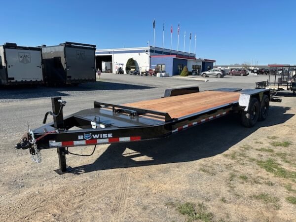 BWise 7 x 20 Heavy Duty Equipment Trailer – Full Width Ramps - Image 5
