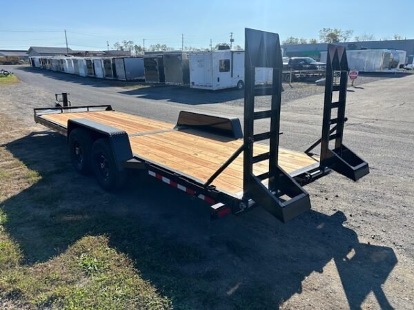 BWise 7 x 22 Heavy Duty Equipment Trailer – Ladder Ramps - Image 6
