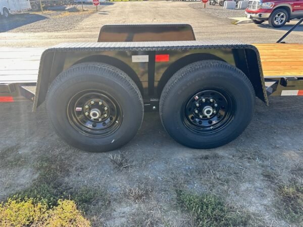 BWise 7 x 22 Heavy Duty Equipment Trailer – Ladder Ramps - Image 7
