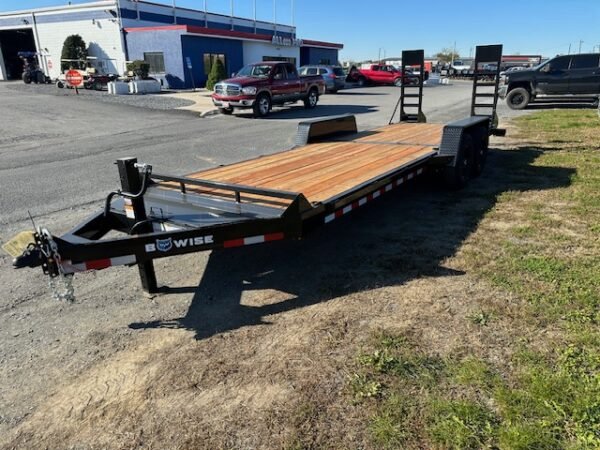 BWise 7 x 22 Heavy Duty Equipment Trailer – Ladder Ramps - Image 5