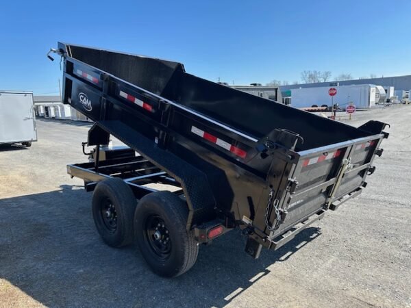 CAM Superline 7 x 12 HD Low Profile Dump Trailer – Scissor Lift - Image 3
