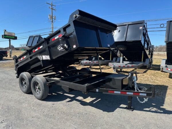 CAM Superline 7 x 12 HD Low Profile Dump Trailer – Scissor Lift