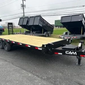 CAM Superline 8.5 x 22 Deckover Equipment Trailer – Ladder Ramps