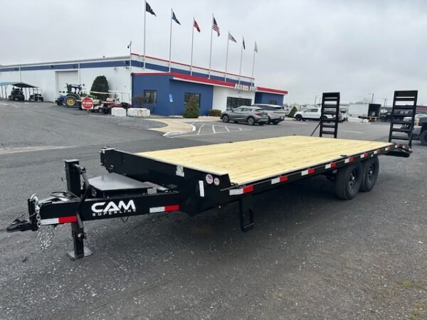 CAM Superline 8.5 x 22 Deckover Equipment Trailer – Ladder Ramps - Image 5