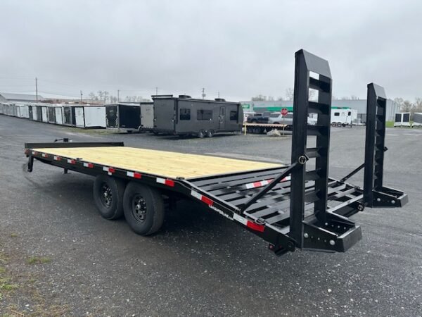 CAM Superline 8.5 x 22 Deckover Equipment Trailer – Ladder Ramps - Image 7