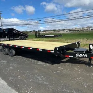 CAM Superline 8.5 x 24 Deckover Equipment Trailer – Ladder Ramps