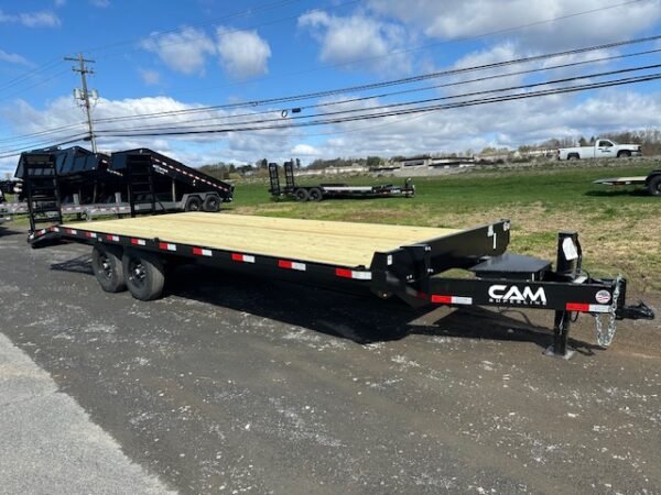 CAM Superline 8.5 x 24 Deckover Equipment Trailer – Ladder Ramps