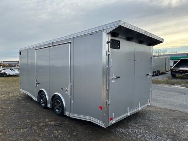 Cargo Pro 8.5 x 20 Aluminum V-Nose Car Hauler – Escape Door - Image 9