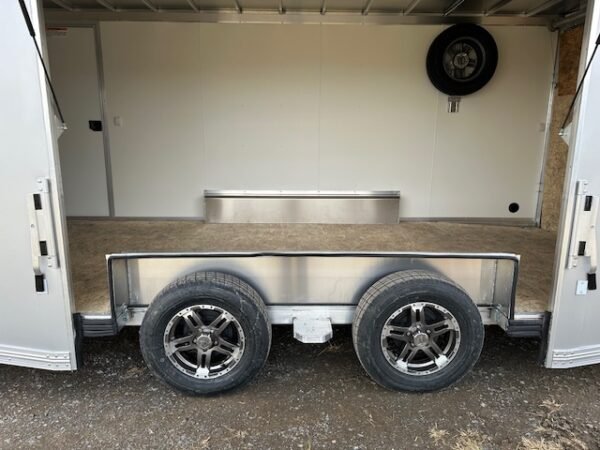 Cargo Pro 8.5 x 20 Aluminum V-Nose Car Hauler – Escape Door - Image 7
