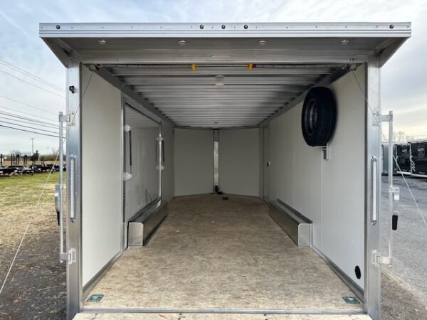 Cargo Pro 8.5 x 20 Aluminum V-Nose Car Hauler – Escape Door - Image 6
