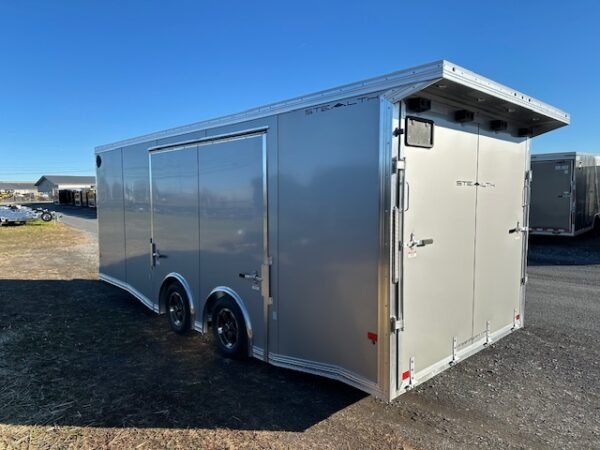 Cargo Pro 8.5 x 20 Aluminum V-Nose Car Trailer – Escape Door - Image 4