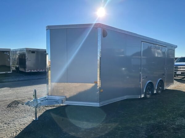 Cargo Pro 8.5 x 20 Aluminum V-Nose Car Trailer – Escape Door - Image 6