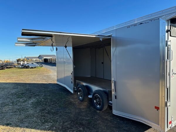 Cargo Pro 8.5 x 20 Aluminum V-Nose Car Trailer – Escape Door - Image 7
