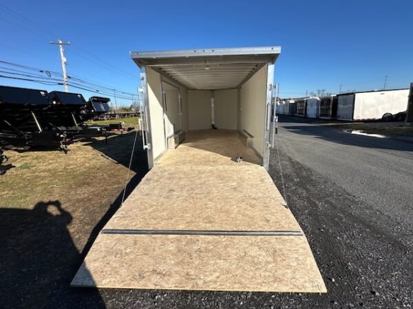 Cargo Pro 8.5 x 20 Aluminum V-Nose Car Trailer – Escape Door - Image 3