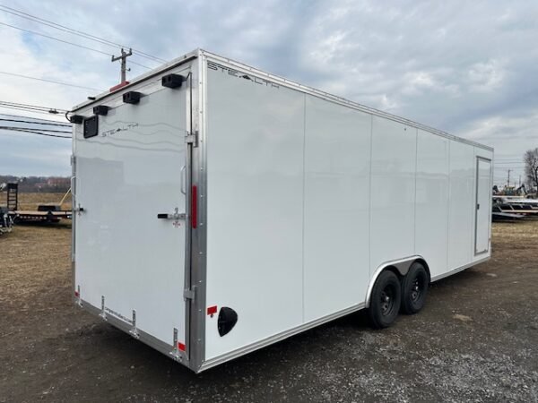 Cargo Pro 8.5 x 24 Aluminum V-Nose Enclosed Car Hauler – XLT - Image 7