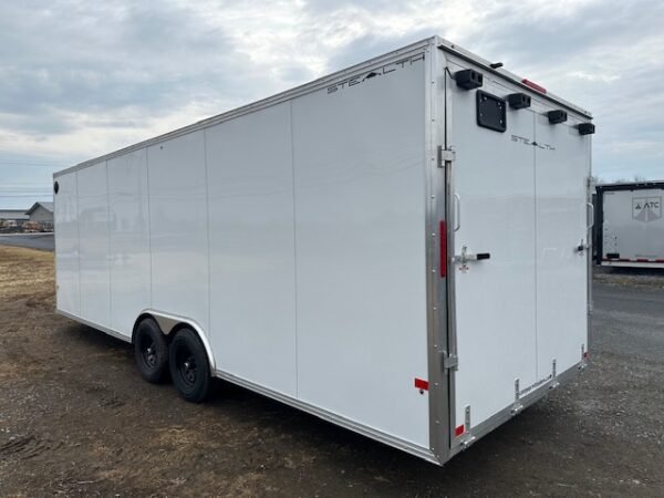 Cargo Pro 8.5 x 24 Aluminum V-Nose Enclosed Car Hauler – XLT - Image 4
