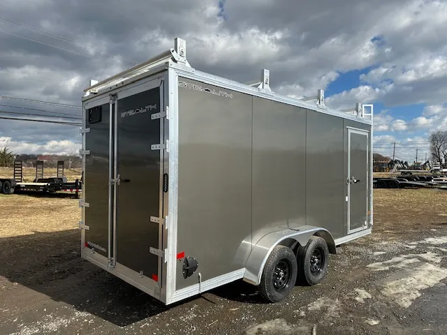 Cargo Pro Stealth 7 x 16 Aluminum Enclosed Contractor Trailer - Image 4