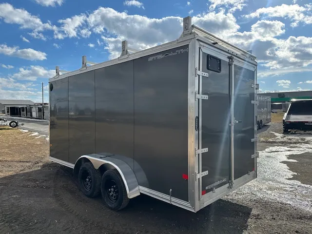 Cargo Pro Stealth 7 x 16 Aluminum Enclosed Contractor Trailer - Image 7