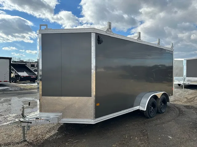 Cargo Pro Stealth 7 x 16 Aluminum Enclosed Contractor Trailer - Image 5
