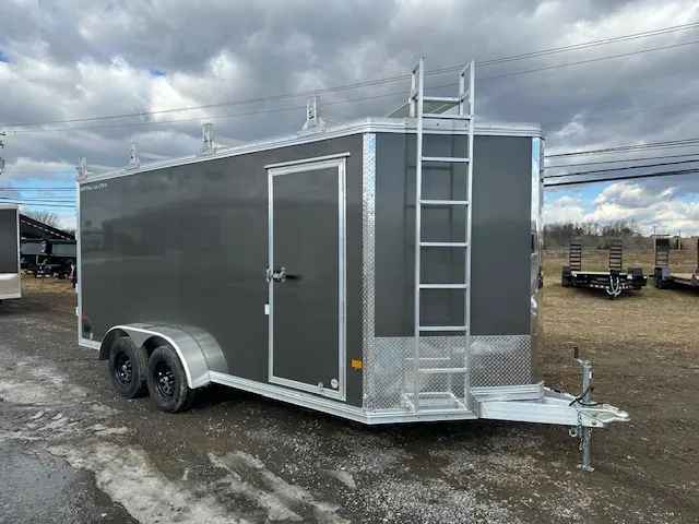 Cargo Pro Stealth 7 x 16 Aluminum Enclosed Contractor Trailer