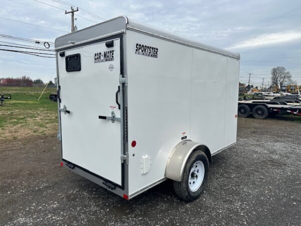 Car Mate V-Sport 5 x 10 Enclosed Cargo Trailer – 6″ Added Height - Image 4