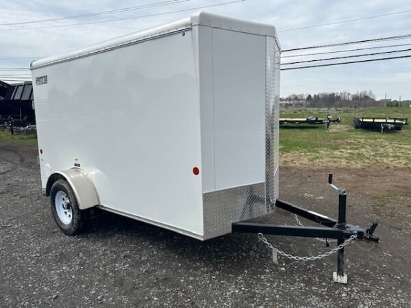 Car Mate V-Sport 5 x 10 Enclosed Cargo Trailer – 6″ Added Height