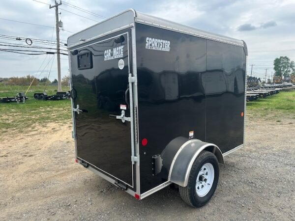 Car Mate Sportster 5 x 8 Enclosed Cargo Trailer- 6″ Added Height - Image 4