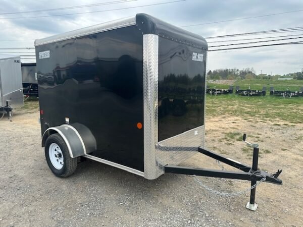 Car Mate Sportster 5 x 8 Enclosed Cargo Trailer- 6″ Added Height