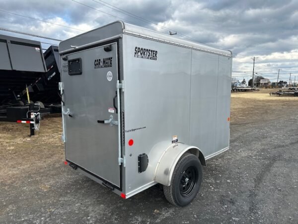 Car Mate V-Sport 5 x 8 Enclosed Cargo Trailer – 6″ Added Height - Image 7