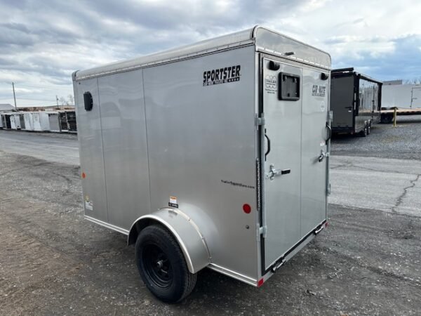 Car Mate V-Sport 5 x 8 Enclosed Cargo Trailer – 6″ Added Height - Image 4
