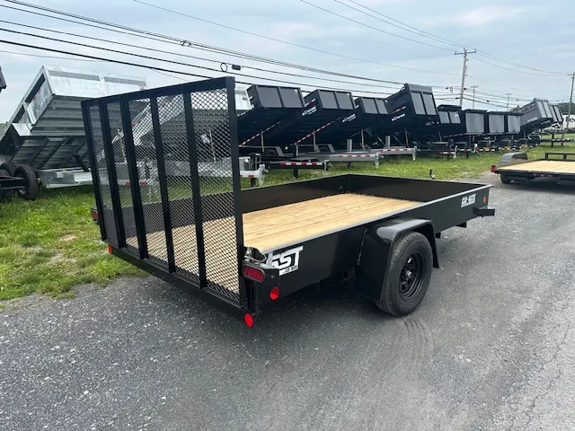 Carmate 6 x 12 Landscape Utility Trailer – Solid Steel Sides - Image 4