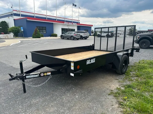 Carmate 6 x 12 Landscape Utility Trailer – Solid Steel Sides - Image 5