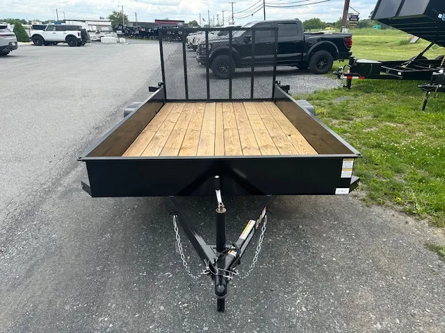 Carmate 6 x 12 Landscape Utility Trailer – Solid Steel Sides - Image 3