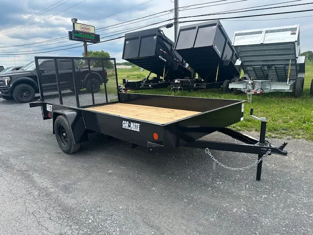 Carmate 6 x 12 Landscape Utility Trailer – Solid Steel Sides