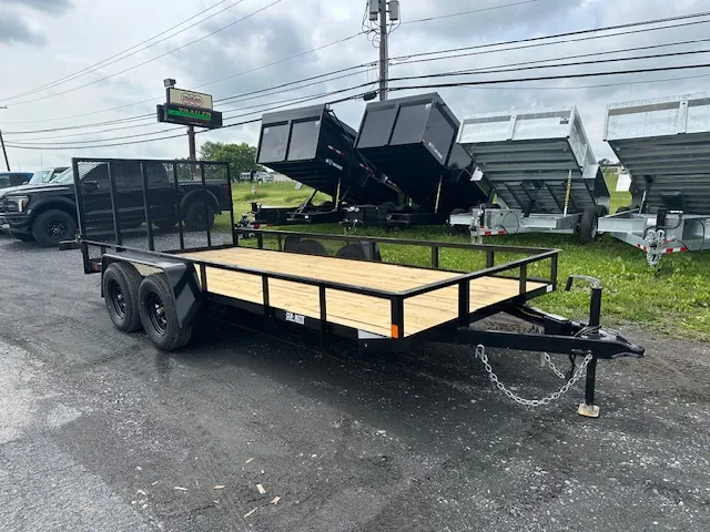 Carmate 6.5 x 16 Landscape Utility Trailer – Rear Ramp Gate
