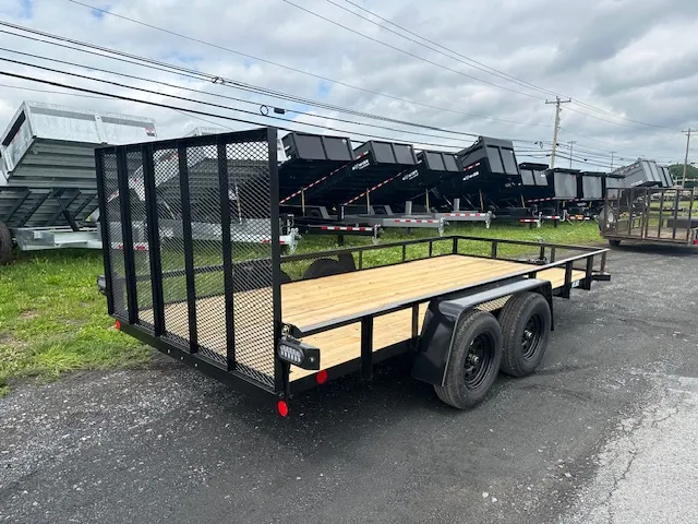 Carmate 6.5 x 16 Landscape Utility Trailer – Rear Ramp Gate - Image 4
