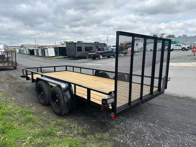 Carmate 6.5 x 16 Landscape Utility Trailer – Rear Ramp Gate - Image 7