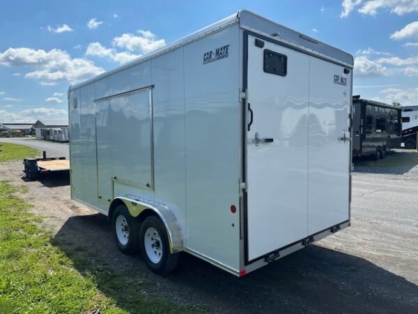 Carmate 7.5 x 16 Enclosed Cargo Trailer – UTV Door - Image 7